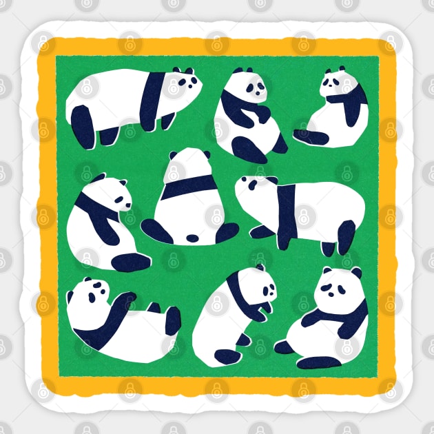 Panda Group Sticker by Knockouts Unstoppable